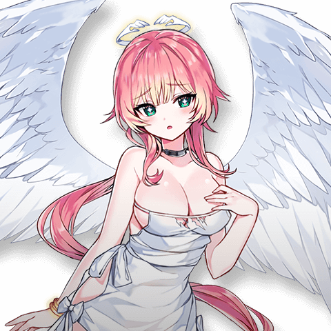 chii white angel artwork